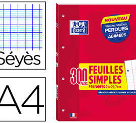 cahier-feuillets-mobiles-oxford-school-a4-perforees-4-trous-seyes-90g-300p