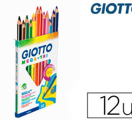 crayon-couleur-giotto-mega-tri-forme-triangulaire-mine-large-5-5mm-coloris-assortis-atui-12-unitas