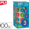 GOMMETTE APLI KIDS ENLEVABLE RONDE 20MM ABC MAJUSCULES MULTICOLORES ROULEAU 900 UNITÉS GOMMETTE APLI KIDS ENLEVABLE RONDE 20MM ABC MAJUSCULES MULTICOLORES ROULEAU 900 UNITÉS
