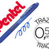 ROLLER PENTEL ENERGEL RATRACTA BLE RECHARGEABLE POINTE MATAL 0.7MM BLEU