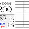 ATIQUETTE ADHASIVE APLI AGIPA MULTI-USAGE 63.5X46.6MM TOUTE IMPRIMANTE COINS ARRONDIS BOÎTE 1800 UNITAS ATIQUETTE ADHASIVE APLI AGIPA MULTI-USAGE 63.5X46.6MM TOUTE IMPRIMANTE COINS ARRONDIS BOÎTE 1800 UNITAS