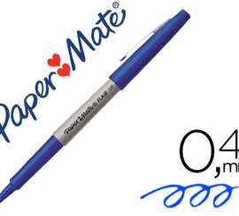 stylo-feutre-paper-mate-flair-ultra-fine-candy-pop-acriture-0-4mm-sans-bavures-ne-transperce-pas-le-papier-coloris-bleu