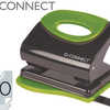 PERFORATEUR Q-CONNECT MATALLIQ UE CAPACITA PERFORATION 30F 2 TROUS COLORIS ATTRACTIFS NOIR/VERT 115X100MM PERFORATEUR Q-CONNECT MATALLIQ UE CAPACITA PERFORATION 30F 2 TROUS COLORIS ATTRACTIFS NOIR/VERT 115X100MM