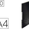 PROTÈGE-DOCUMENTS LEITZ BEBOP POLYPROPYLÈNE 45/100E 40 POCHETTES 233X16X310MM DOCUMENTS A4 210X297MM COLORIS NOIR PROTÈGE-DOCUMENTS LEITZ BEBOP POLYPROPYLÈNE 45/100E 40 POCHETTES 233X16X310MM DOCUMENTS A4 210X297MM COLORIS NOIR