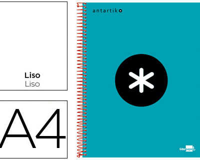 cahier-spirale-liderpapel-anta-serie-antartik-a4-uni-reembord-e-120f-100g-micro-perfor-es-bandes-4-trous-turquoise