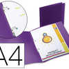 CLASSEUR LIDERPAPEL 2 ANNEAUX 15MM A4 245X315MM POLYPROPYLÈNE TRANSLUCIDE DOS 17MM COLORIS FROSTY VIOLET CLASSEUR LIDERPAPEL 2 ANNEAUX 15MM A4 245X315MM POLYPROPYLÈNE TRANSLUCIDE DOS 17MM COLORIS FROSTY VIOLET