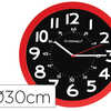 HORLOGE Q-CONNECT MURALE PLAST IQUE DESIGN MODERNE COULEUR VIVE 1 PILE AA NON FOURNIE DIAMETRE 30CM ROUGE HORLOGE Q-CONNECT MURALE PLAST IQUE DESIGN MODERNE COULEUR VIVE 1 PILE AA NON FOURNIE DIAMETRE 30CM ROUGE