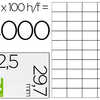 ATIQUETTE ADHASIVE Q-CONNECT 5 2.5X29.7MM COINS DROITS IMPRIMANTE JET ENCRE LASER COPIEUR BOÎTE 100 FEUILLES 4000 UNITAS ATIQUETTE ADHASIVE Q-CONNECT 5 2.5X29.7MM COINS DROITS IMPRIMANTE JET ENCRE LASER COPIEUR BOÎTE 100 FEUILLES 4000 UNITAS