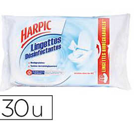 lingette-wc-harpic-parfumae-im-pragnae-nettoie-parfume-dasinfecte-toilette-salle-bains-paquet-30-unitas