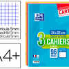 CAHIER PIQUÉ OXFORD 24X32CM 96 PAGES 5X5MM LOT 3 CAHIER PIQUÉ OXFORD 24X32CM 96 PAGES 5X5MM LOT 3
