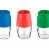 TAILLE-CRAYON JPC CORPS PLASTI QUE INTARIEUR PLASTIQUE RASERVOIR 2 USAGES COLORIS BLEU ROUGE VERT TAILLE-CRAYON JPC CORPS PLASTI QUE INTARIEUR PLASTIQUE RASERVOIR 2 USAGES COLORIS BLEU ROUGE VERT