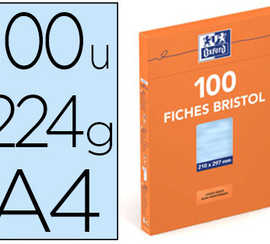 fiche-bristol-oxford-224g-210x-297mm-non-perforae-impression-unie-coloris-bleu-bo-te-chevalet-100-unitas