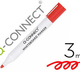 marqueur-q-connect-tableau-bla-nc-pointe-ogive-traca-3mm-corps-plastique-encre-base-alcool-rouge