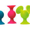 HOCHET À VENTOUSES FAT BRAIN TOYS PIP SQUIGZ SILICONE BB 3 UNITÉS COLORIS ASSORTIS