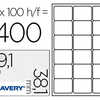 ATIQUETTE ADHASIVE AVERY LASER ACOLOGIQUE ENVELOPPES CLASSIQUES 99.1X38.1MM BOÎTE 1400 UNITAS ATIQUETTE ADHASIVE AVERY LASER ACOLOGIQUE ENVELOPPES CLASSIQUES 99.1X38.1MM BOÎTE 1400 UNITAS