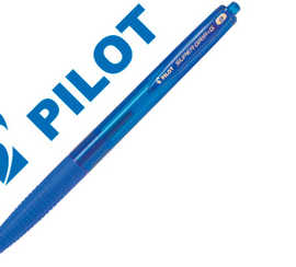 stylo-bille-pilot-super-grip-g-r-tractable-pointe-large-coloris-bleu