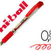STYLO UNIBALL SIGNO BROAD ENCR E GEL PIGMENTAE ACRITURE LARGE 0.8MM POINTE 1MM GRIP CAOUTCHOUC RECHARGEABLE ROUGE