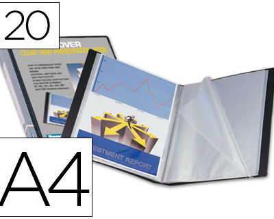 protege-documents-liderpapel-p-ersonnalisable-kangourou-polypropylene-20-pochettes-fixes-a4-210x297mm-coloris-noir