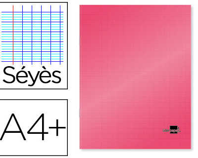 cahier-piqua-liderpapel-couver-ture-plastique-souple-a4-24x32cm-96-pages-sayes-coloris-rouge