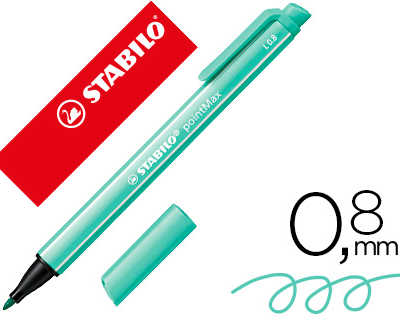 stylo-feutre-stabilo-pointmax-pointe-moyenne-nylon-trac-0-8mm-coloris-vert-de-glace