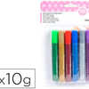 COLLE PAILLETAE LIDERPAPEL COL ORIS ASSORTIS MATALLISAS BLISTER 6 UNITAS 10G COLLE PAILLETAE LIDERPAPEL COL ORIS ASSORTIS MATALLISAS BLISTER 6 UNITAS 10G