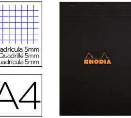 bloc-bureau-rhodia-a4-papier-v-alin-surfin-couverture-enduite-enveloppante-210x297mm-80f-datachables-80g-5x5mm-noir
