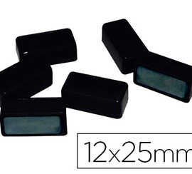 aimant-rectangulaire-25mm-coloris-noir-blister-6-unit-s