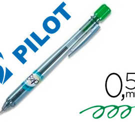 stylo-bille-pilot-b2p-moyen-0-5mm-r-tractable-rechargeable-corps-translucide-bleut-plastique-recycl-couleur-vert