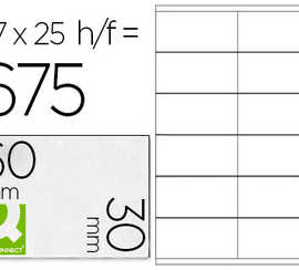 insert-badges-q-connect-25f-a4-27-inserts-atiquettes-pradacoupaes-blanches-imprimante-jet-d-encre-30x60mm