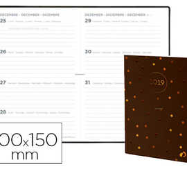 agenda-quo-vadis-weekly-small-multilingue-100x150mm-semainier-reliure-cousue-coloris-iris-pois-chocolat