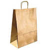 SAC PAPIER Q-CONNECT KRAFT ANSES TORSADÉES COLORIS OR 420X190X480MM SAC PAPIER Q-CONNECT KRAFT ANSES TORSADÉES COLORIS OR 420X190X480MM