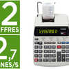 CALCULATRICE IMPRESSION BICOLORE CANON MP120 12 CHIFFRES FONCTION HORLOGE ET CALENDRIER