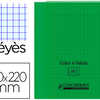CAHIER À RABAT AGRAFÉ CONQUÉRANT CLASSIQUE COUVERTURE POLYPROPYLÈNE 17X22CM 96 PAGES 90G SÉYÈS COLORIS VERT CAHIER À RABAT AGRAFÉ CONQUÉRANT CLASSIQUE COUVERTURE POLYPROPYLÈNE 17X22CM 96 PAGES 90G SÉYÈS COLORIS VERT