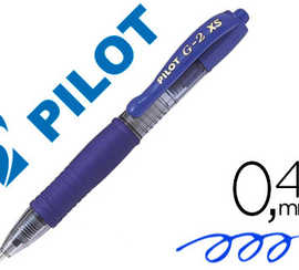 stylo-bille-pilot-mini-g2-pixi-es-acriture-moyenne-0-4mm-ratractable-coloris-bleu
