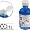 GOUACHE SCOLAIRE LIDERPAPEL LI QUIDE LAVABLE FERMETURE SÉCURITÉ BRILLANTE COLORIS BLEU FLUORESCENT FLACON 300ML GOUACHE SCOLAIRE LIDERPAPEL LI QUIDE LAVABLE FERMETURE SÉCURITÉ BRILLANTE COLORIS BLEU FLUORESCENT FLACON 300ML