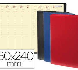 agenda-quo-vadis-impala-prestige-ministre-160x240mm-1-semaine-2-pages-coloris-assortis