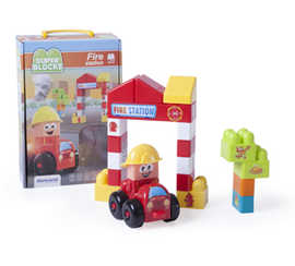 jeu-miniland-super-blocks-fire-station-22-pi-ces