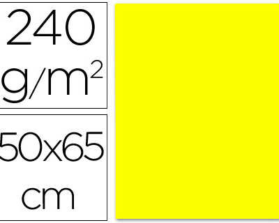 papier-cartonn-liderpapel-des-sin-travaux-manuels-240g-m2-50x65cm-unicolore-jaune-citron