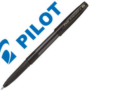 stylo-bille-pilot-super-grip-g-cap-pointe-moyenne-coloris-noir