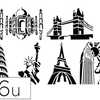 POCHOIR MONUMENTS PLASTIQUE LA VABLE A4 TOUR EIFFEL STATUE LIBERTA BIG BEN TOUR PISE TOWER BRIDGE TAJ MAHAL LOT 6 UNITAS POCHOIR MONUMENTS PLASTIQUE LA VABLE A4 TOUR EIFFEL STATUE LIBERTA BIG BEN TOUR PISE TOWER BRIDGE TAJ MAHAL LOT 6 UNITAS