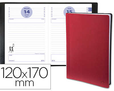 agenda-quo-vadis-textagenda-toscana-120x170mm-1-jour-1-page-coloris-rouge