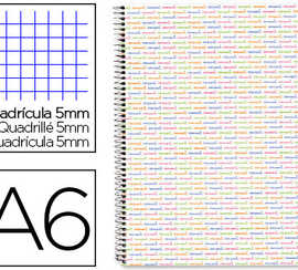 cahier-spirale-liderpapel-multilider-a6-10-5x14-8cm-280p-80g-m2-quadrillage-5mm-microperfor-6-trous-coloris-blanc