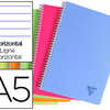 CAHIER CLAIREFONTAINE LINICOLO R RELIURE INTAGRALE ASSORTIMENT FRESH A5 14,8X21CM 100 PAGES 90G LIGNA