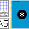 CAHIER SPIRALE LIDERPAPEL ANTA RTIK A5 240P 100G COUVERTURE REMBORDAE QUADRILLAGE 5MM 6 TROUS COIL-LOCK COLORIS BLEU CAHIER SPIRALE LIDERPAPEL ANTA RTIK A5 240P 100G COUVERTURE REMBORDAE QUADRILLAGE 5MM 6 TROUS COIL-LOCK COLORIS BLEU