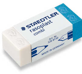 gomme-staedtler-rasoplast-combi-526-bt-43x19x13mm-partie-rose-crayon-partie-bleue-encre-fourreau-carton
