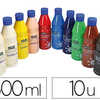 GOUACHE LIQUIDE PABAO BRILLO P RÊTE AL'EMPLOI OPAQUE ONCTUEUSE BRILLANCE EXCEPTIONNELLE ASSORTIMENT LOT 10 FLACONS 500M