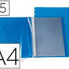 RELIURE VIQUEL GÉODE POLYPROPYLÈNE 25 POCHETTES A4 BASIC BLEU RELIURE VIQUEL GÉODE POLYPROPYLÈNE 25 POCHETTES A4 BASIC BLEU