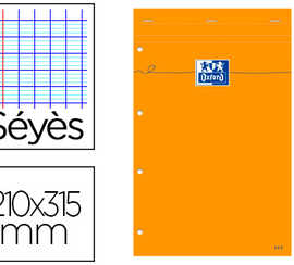 bloc-rhodia-orange-a4-papier-o-ptik-paper-extra-blanc-80g-couverture-carte-enduite-21x31-5cm-80-feuilles-perforaes-sayes