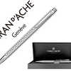 STYLO-BILLE CARAN D'ACHE RHODI UM ECRIDOR GOLF PLUME BOUTON POUSSOIR CLIP ÉCRITURE BLEUE ÉTUI LUXE STYLO-BILLE CARAN D'ACHE RHODI UM ECRIDOR GOLF PLUME BOUTON POUSSOIR CLIP ÉCRITURE BLEUE ÉTUI LUXE