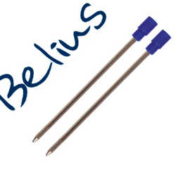 recharge-bille-belius-pointe-moyenne-encre-couleur-bleu-pour-stylo-minks-et-granada-bo-te-2-unit-s